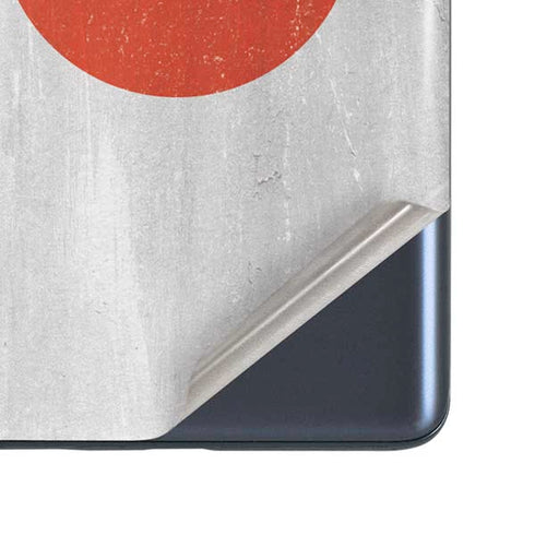 Japanese Flag Distressed Galaxy S20 Fan Edition Skin